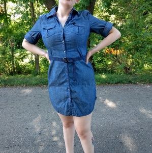 Vintage Tommy Hilfiger denim shirt dress